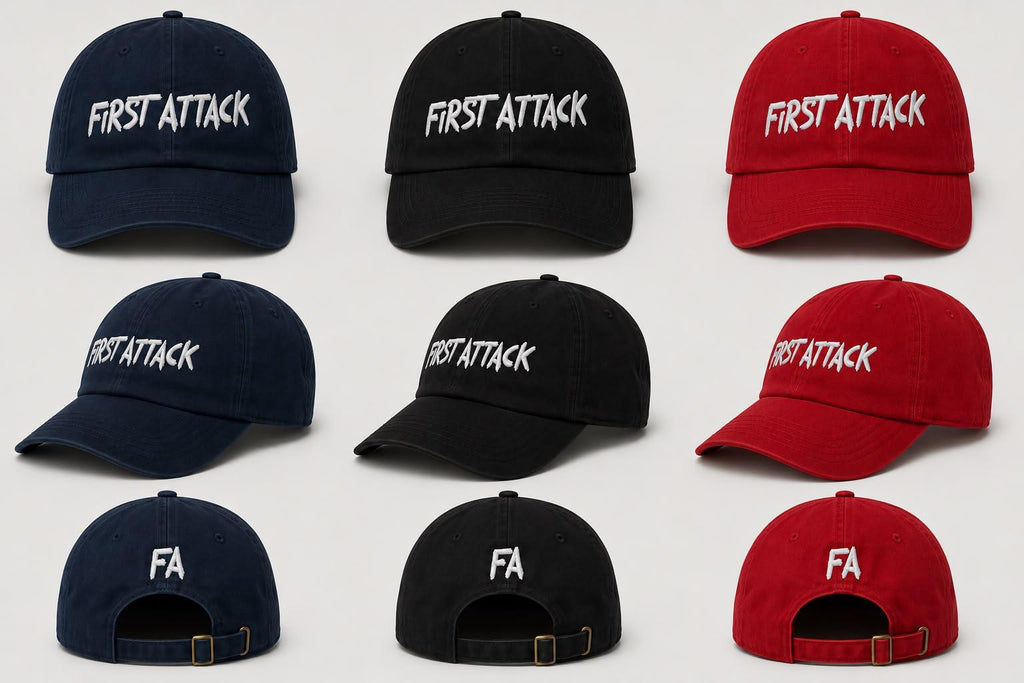 Gorra First Attack – Letras Clásicas
